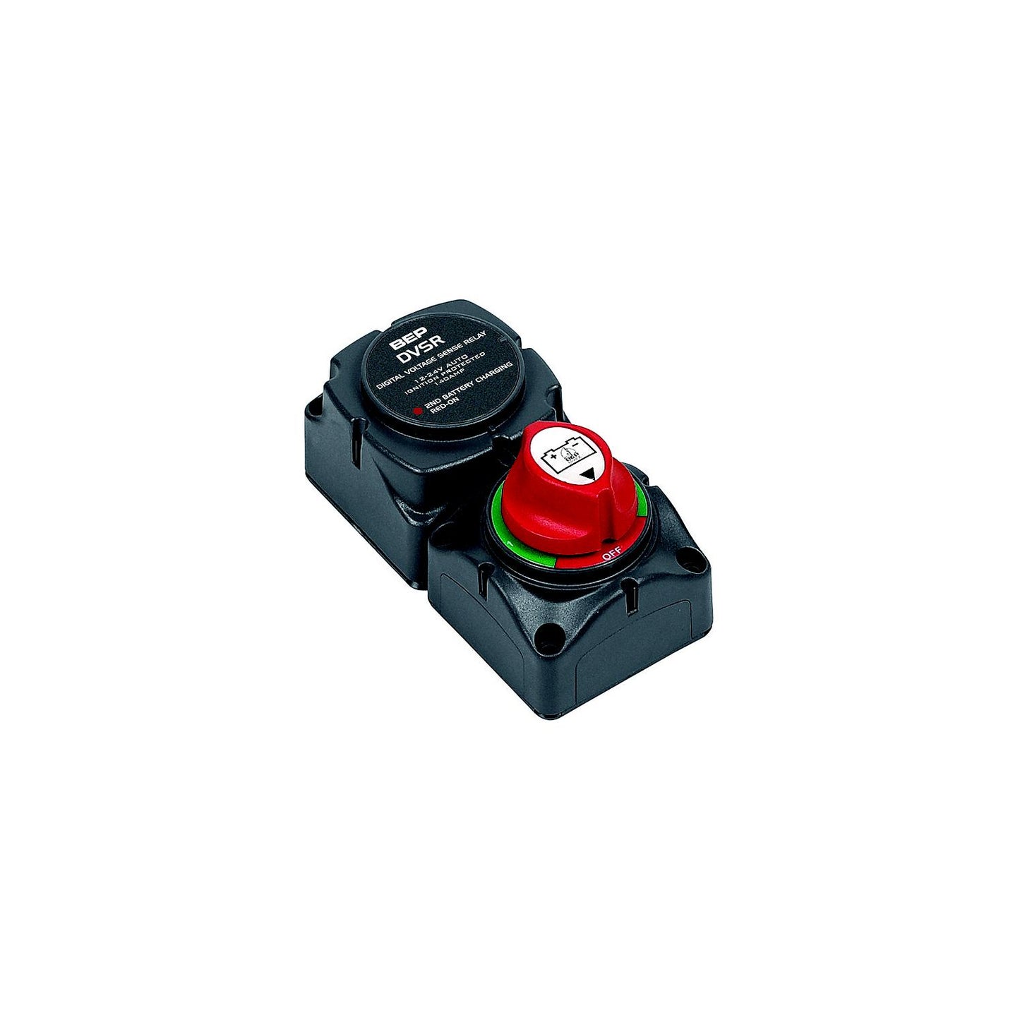 Marinco Digital Voltage Sensing Relay (VSR) Battery Selector Switch Single Engine/Two Battery Banks-Supply Nautica