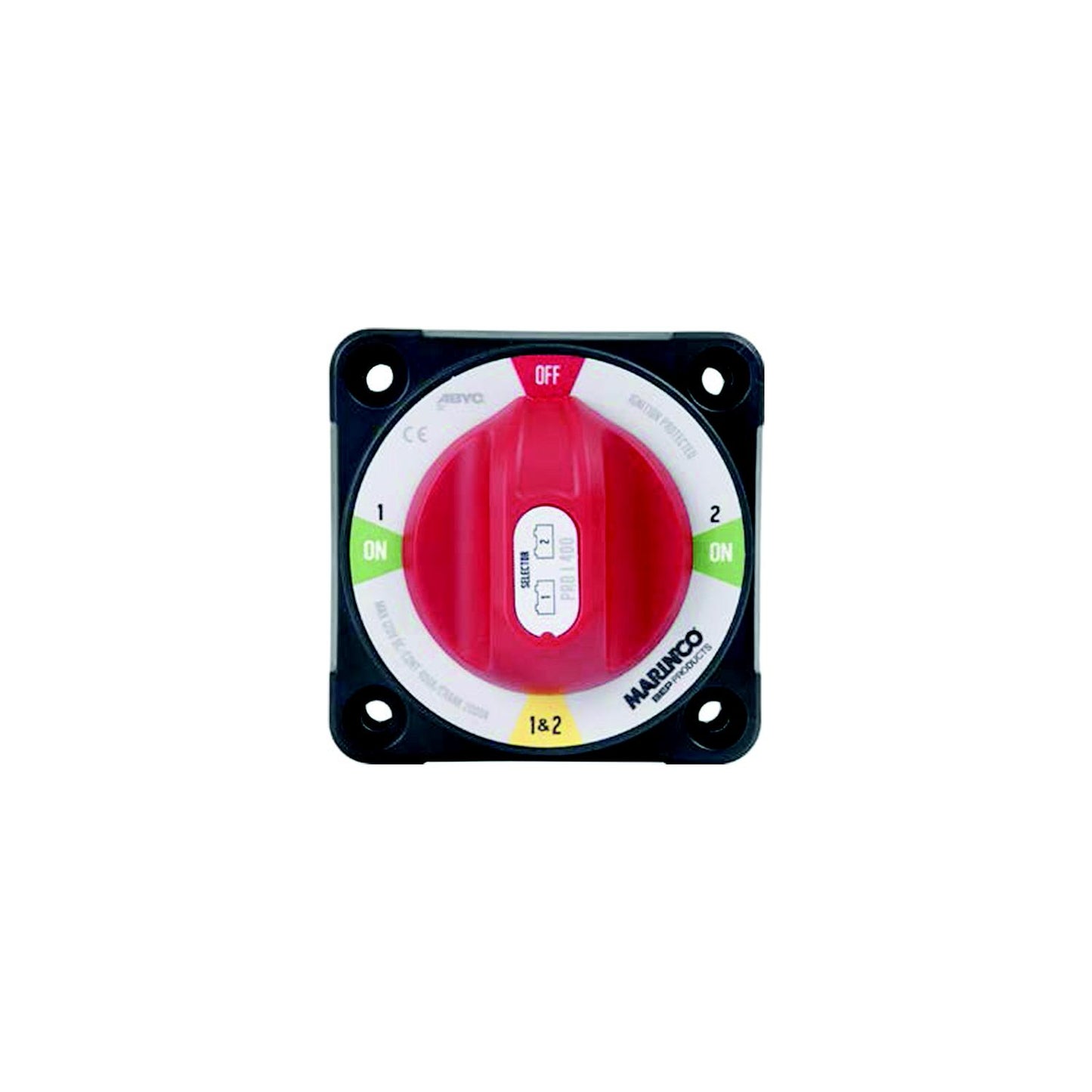Marinco 771-S Pro Installer Battery Selector Switch (1-2-Both-Off)