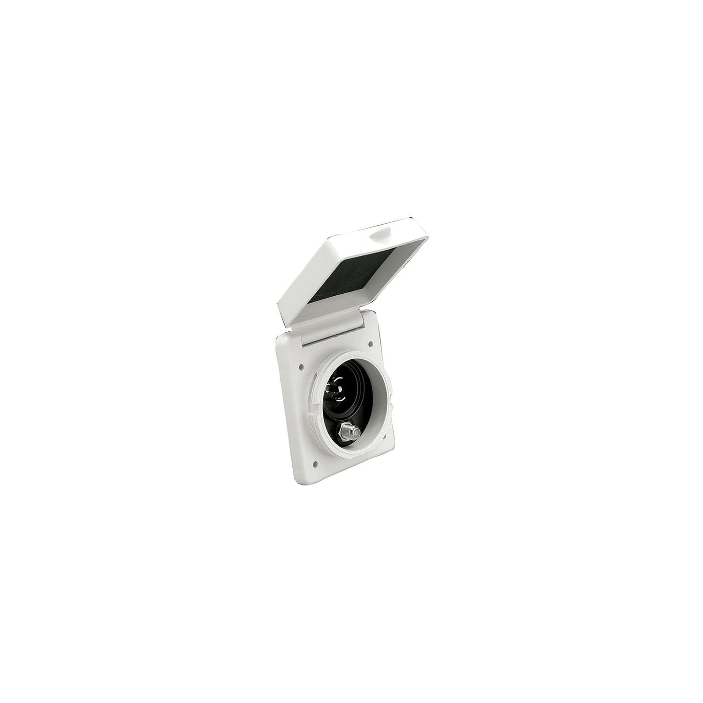 Marinco PH6574TV Phone and Cable TV Inlet With Stainless Steel Trim-Supply Nautica