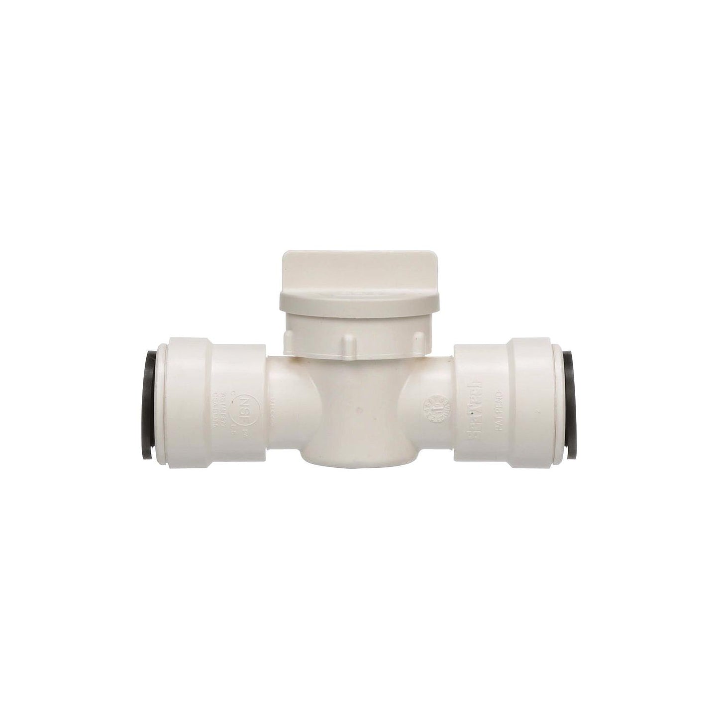 Aqualock 0959098 Plastic Fitting, Straight Valve, 1/2" CTS
