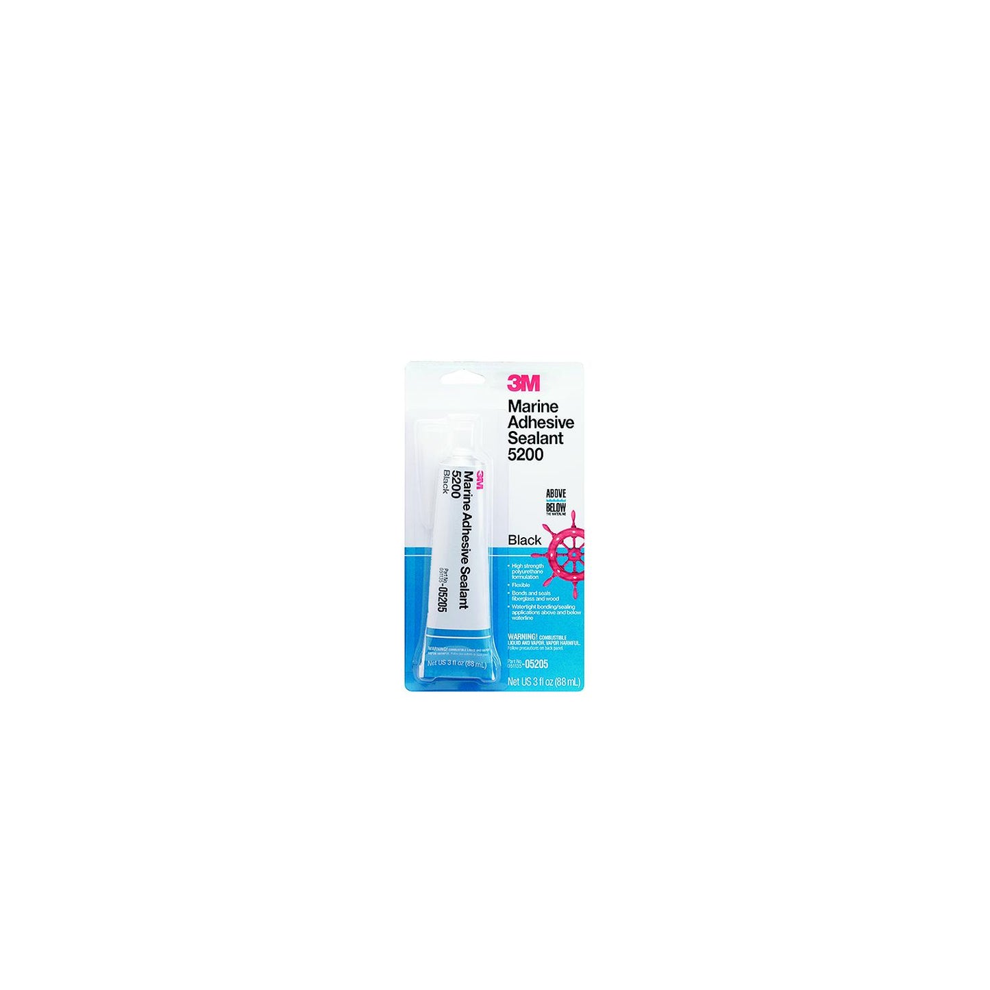 5200 Sealant Black 3 oz.-Supply Nautica