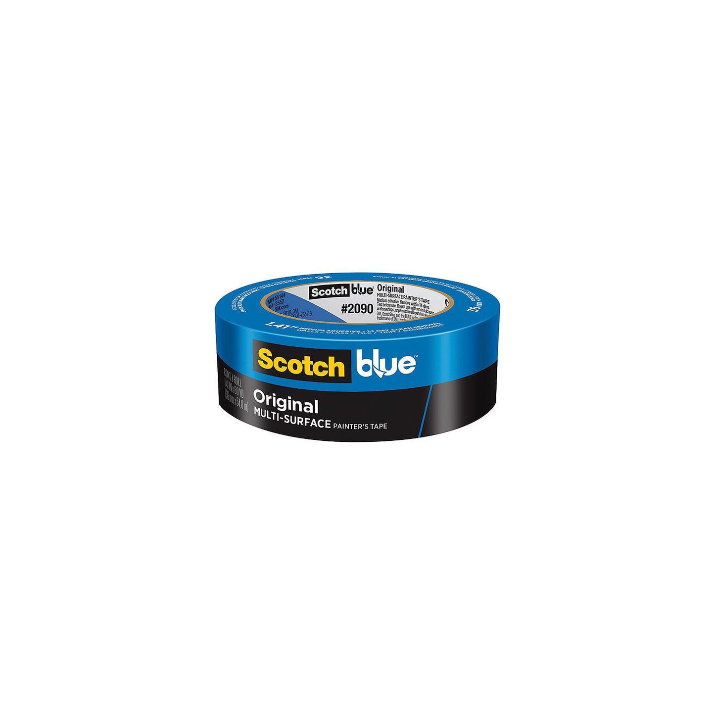 3M 209024NC Blue 2090 Masking Tape 1" x 60 yds.