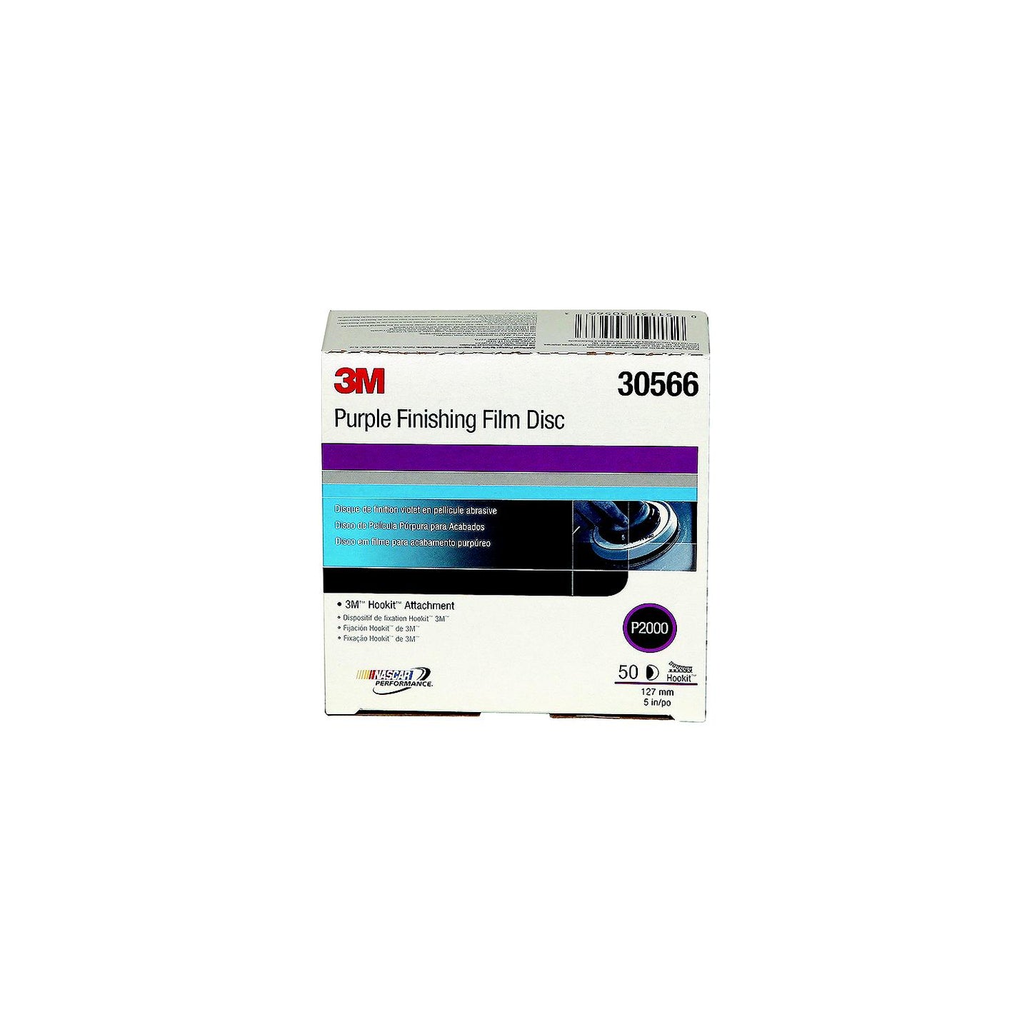 Hookit™ Purple Finishing Film Discs, 50/box