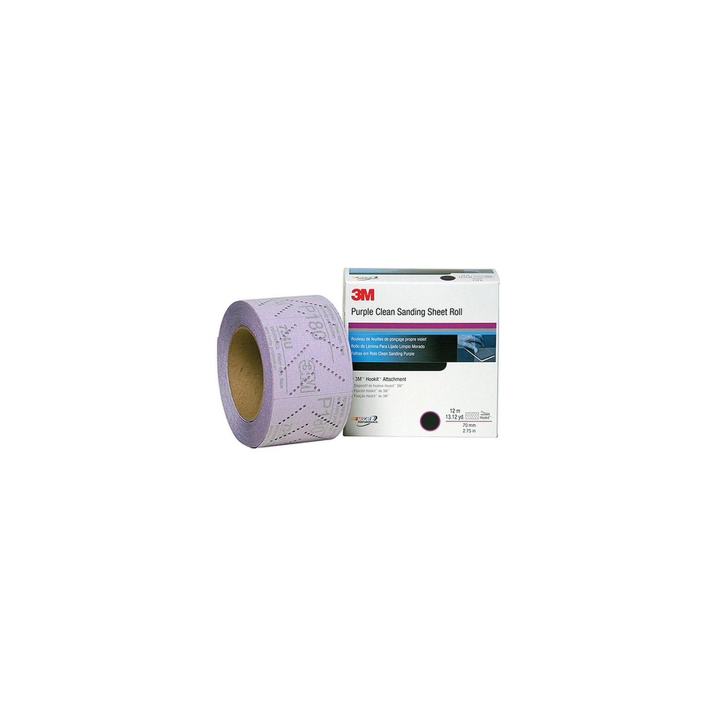 3M 30701 Hookit™ Purple Clean Sanding Sheet Roll, P600