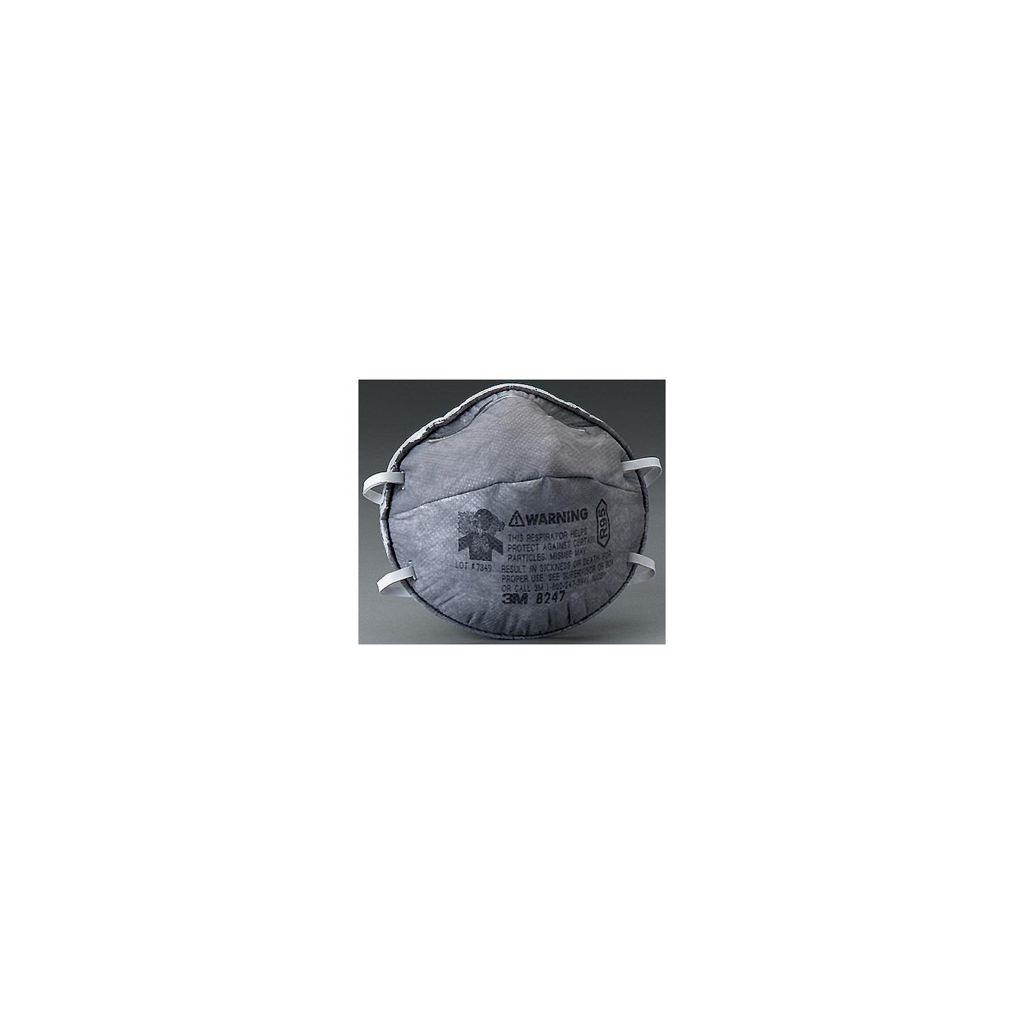 Particulate Respirator 8247, R95 w/Nuisance Level Organic Vapor Relief