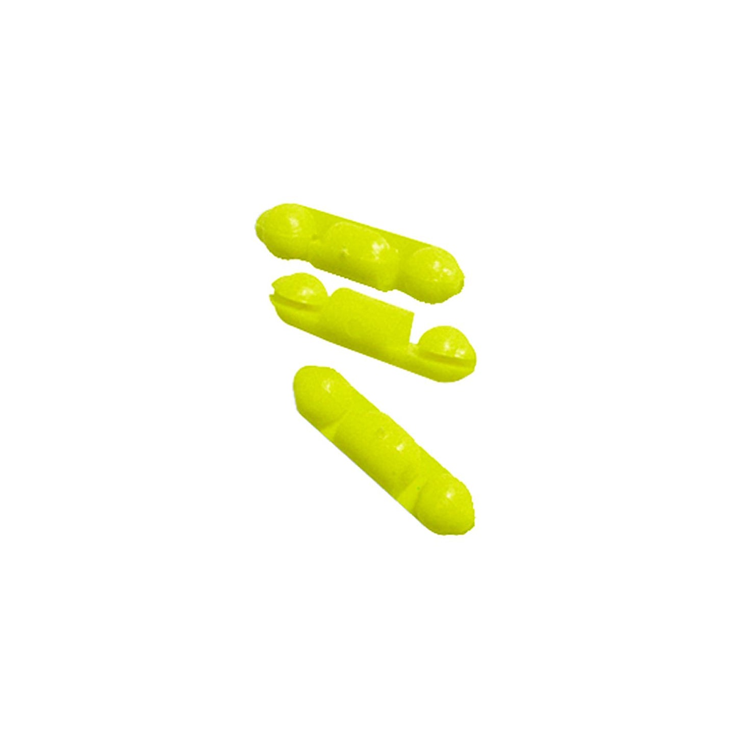Scotty "S" Stopper Beads, Yellow, 6/pk