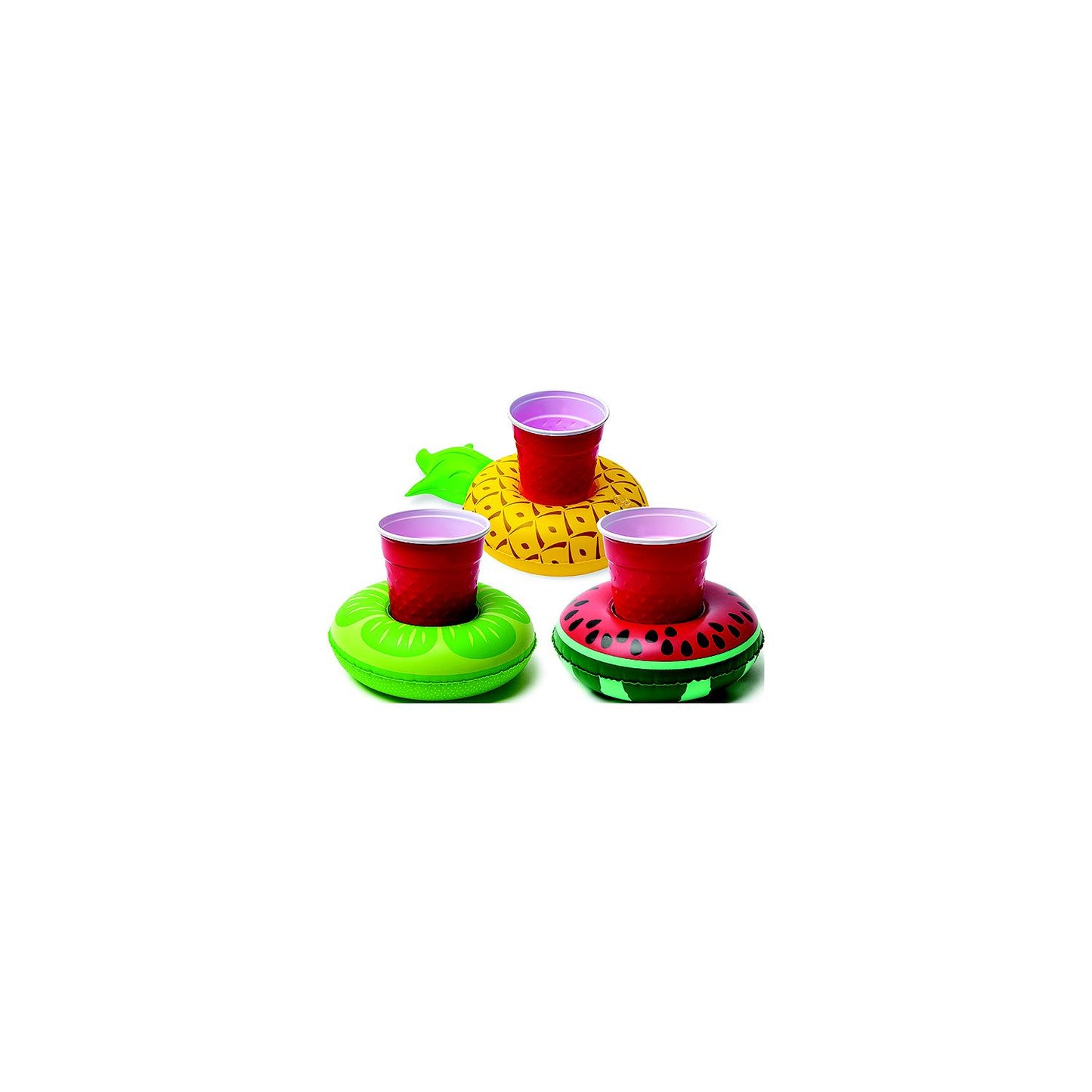 Big Mouth BMDF0012 Beverage Boat, Tropical Fruits Design, 3/pk-Supply Nautica