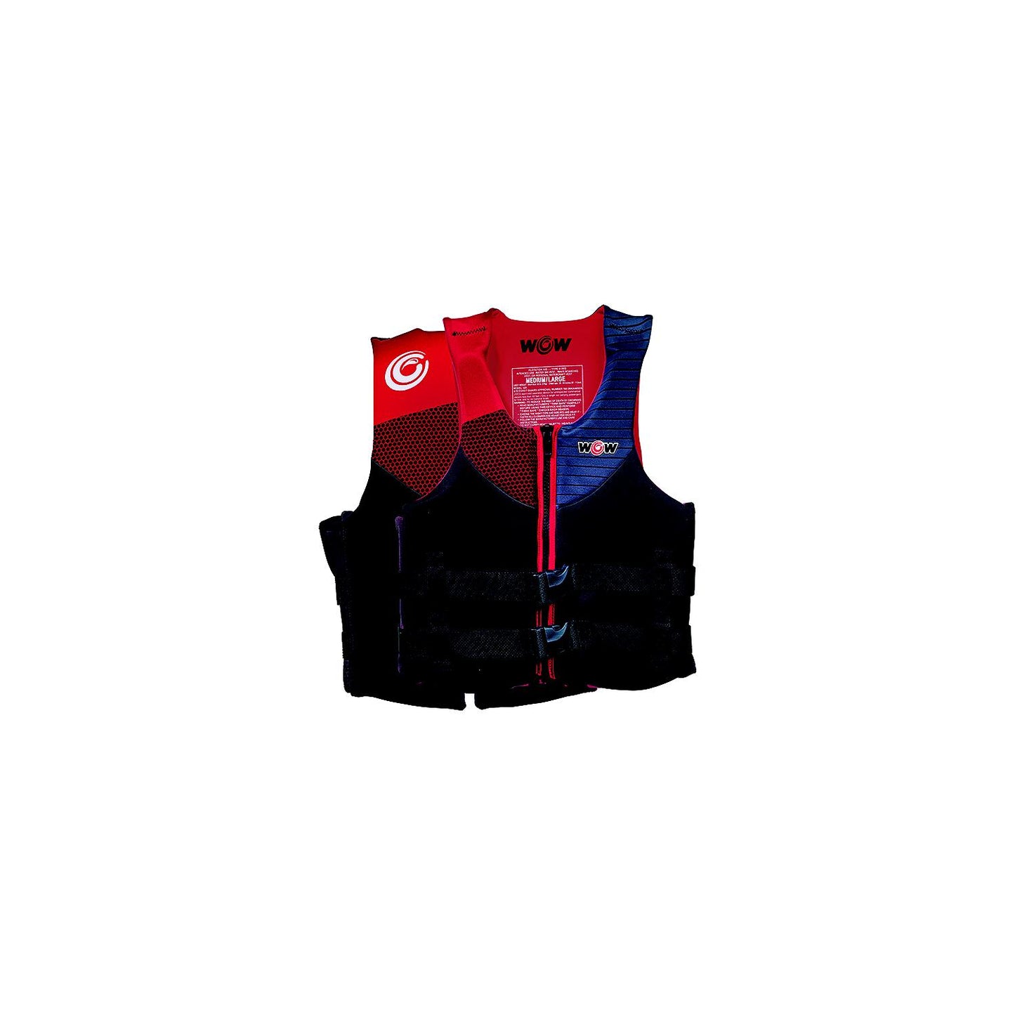WOW Watersports 23WLV4966 Feel Good Life Vest, Red Lg/XL-Supply Nautica
