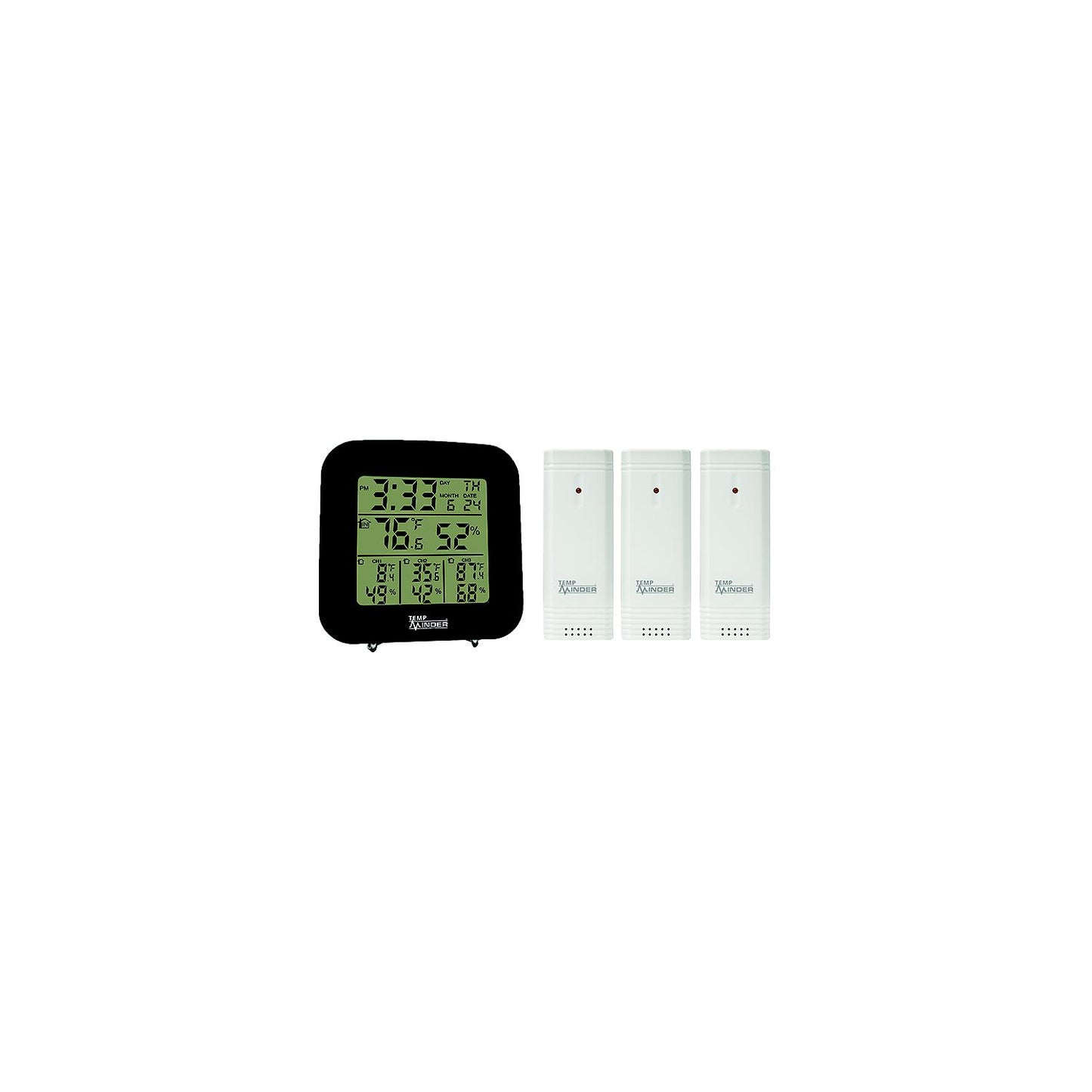 Minder Research TM22250VP Tempminder® 4-Zone Temperature & Humidity Station