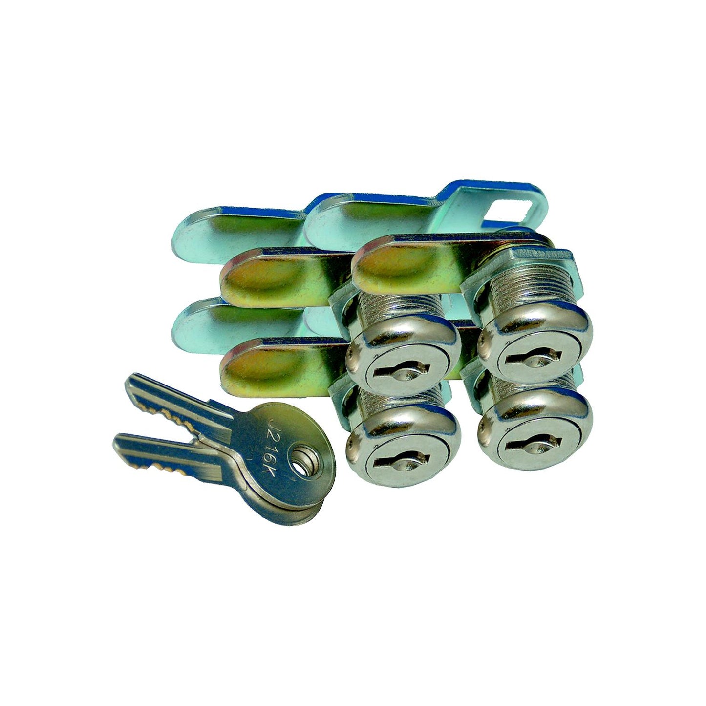 Prime Standard Key Cam Lock, 7/8" 4/Pk