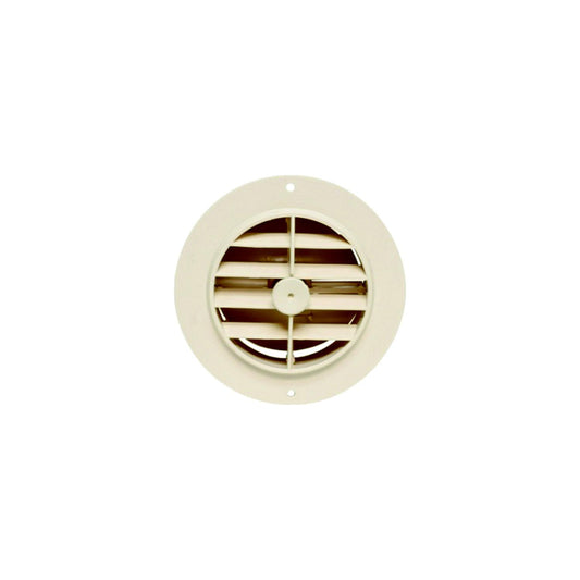 Valterra Dampered Heating & A/C Register, Off-White