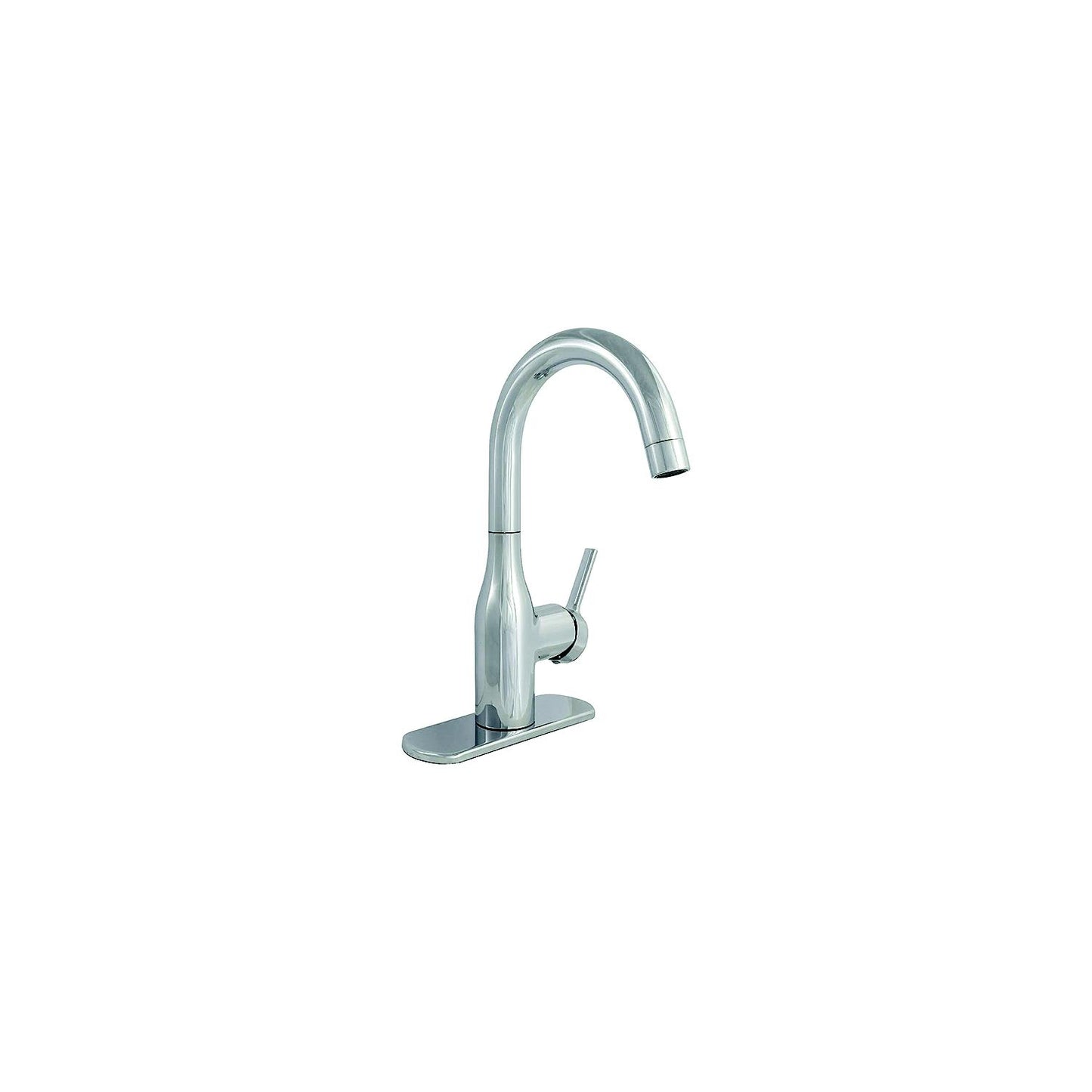 Valterra PF231466 8" Premium Power Boost Single Handle Pull Down Kitchen Faucet, Brushed Nickel