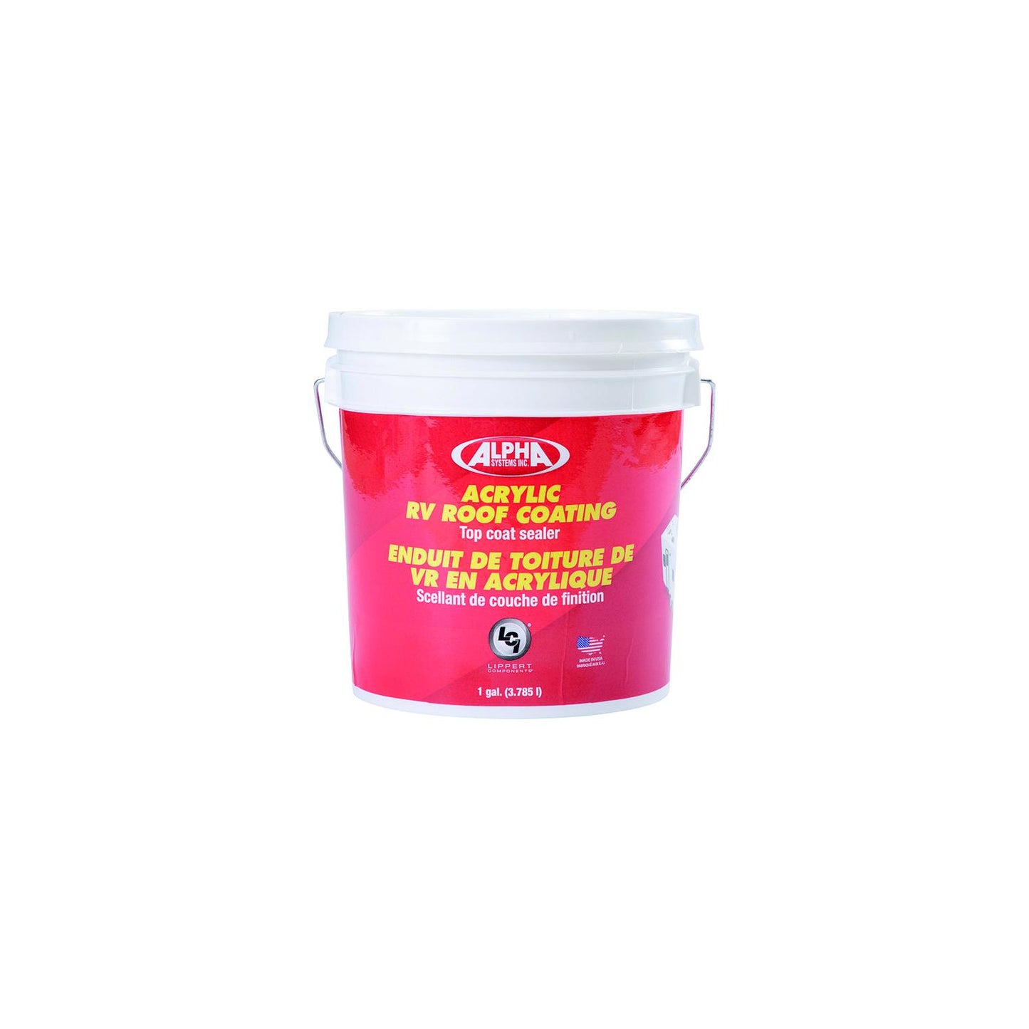 Alpha Systems 862401 Acrylic Rv Roof Coating, Gal.