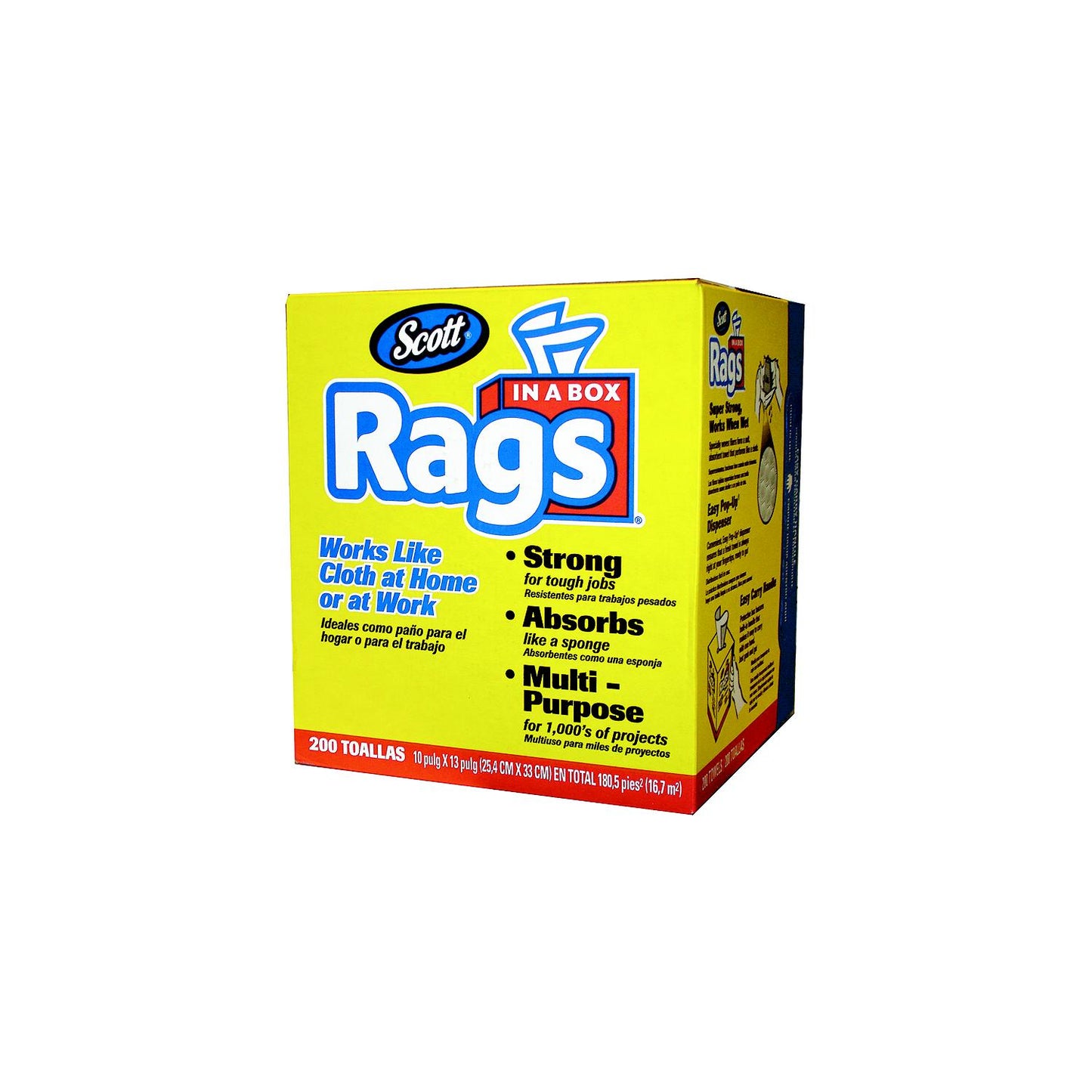Scott 75260 Rags-In-A-Box, 200/box