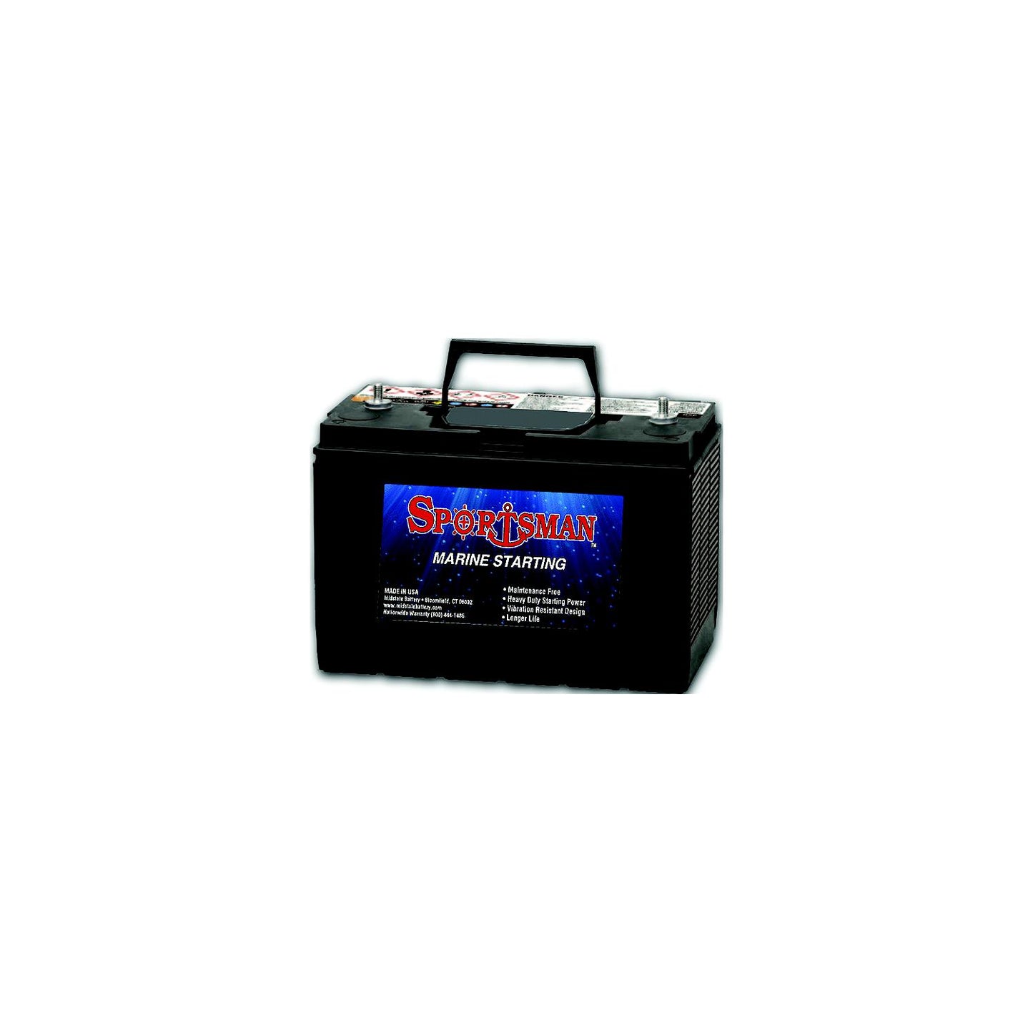 Sportsman XH31S Commercial Starting Battery 12V 1000CCA Group 31 w/Threaded Stud Terminals