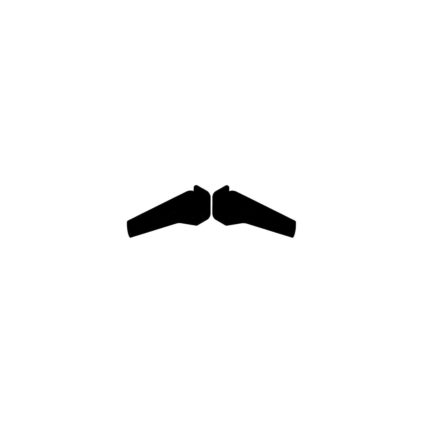 B&B Molders 94174 Rain Gutter Spout, Large, Black