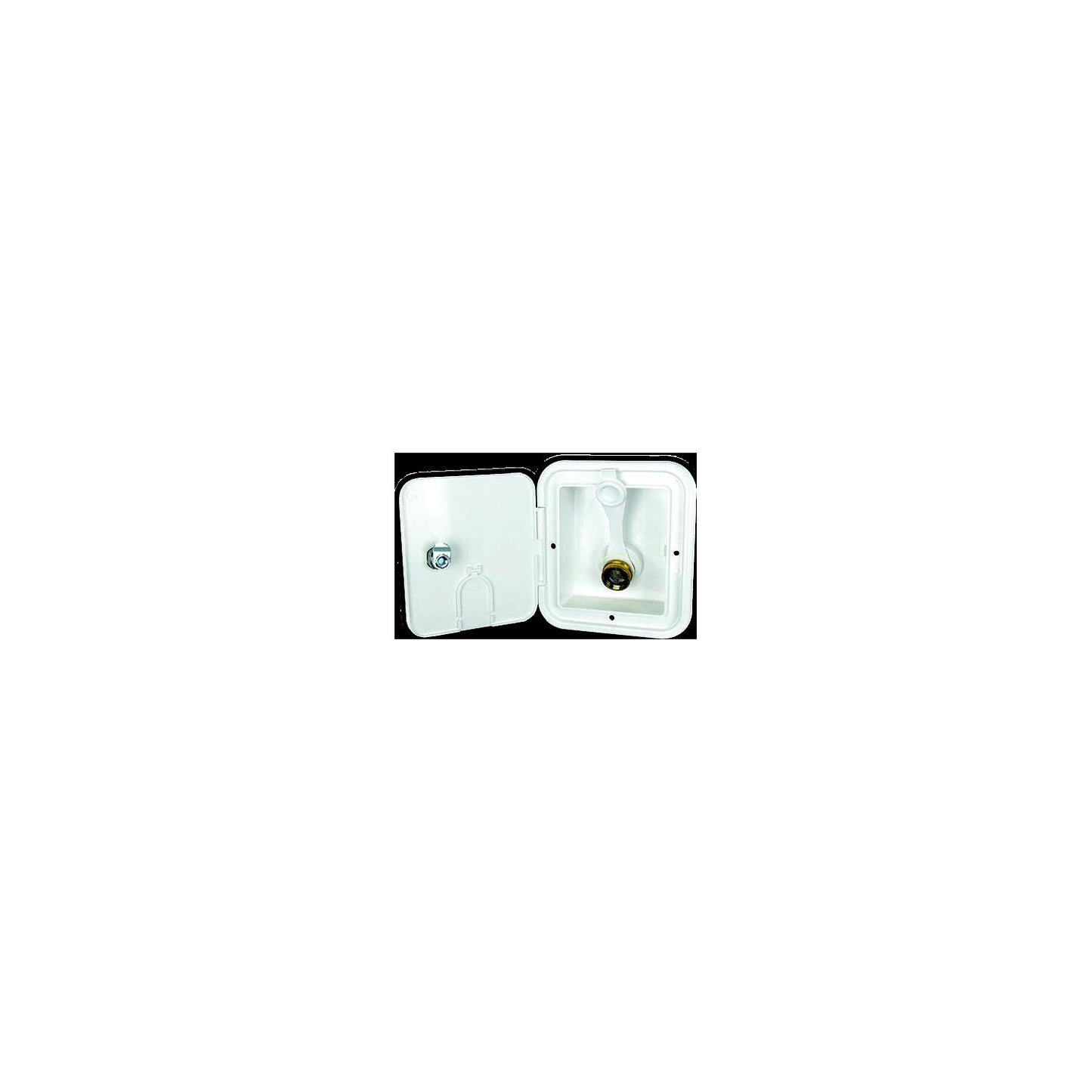 865-94225 City Water Hatch w/Brass Check Valve, Polar White