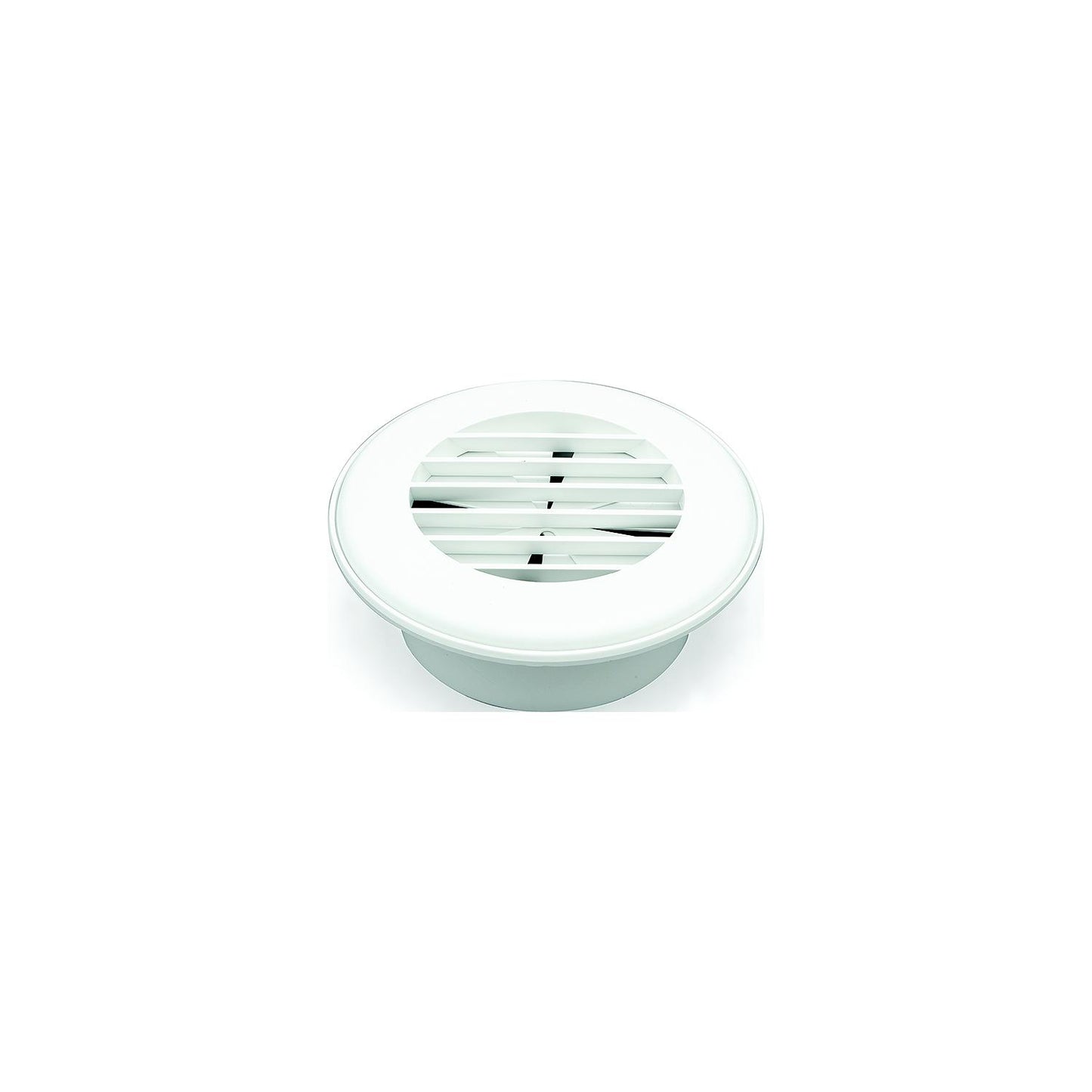 865-94267 Thermovent Ducted Vent, 4" w/ Damper, Polar White