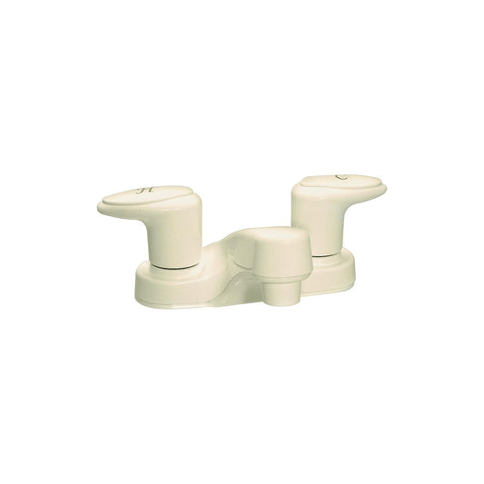 Valterra Catalina PF222101 Biscuit Finish Two Lever Handle RV Lavatory Bathroom Faucet