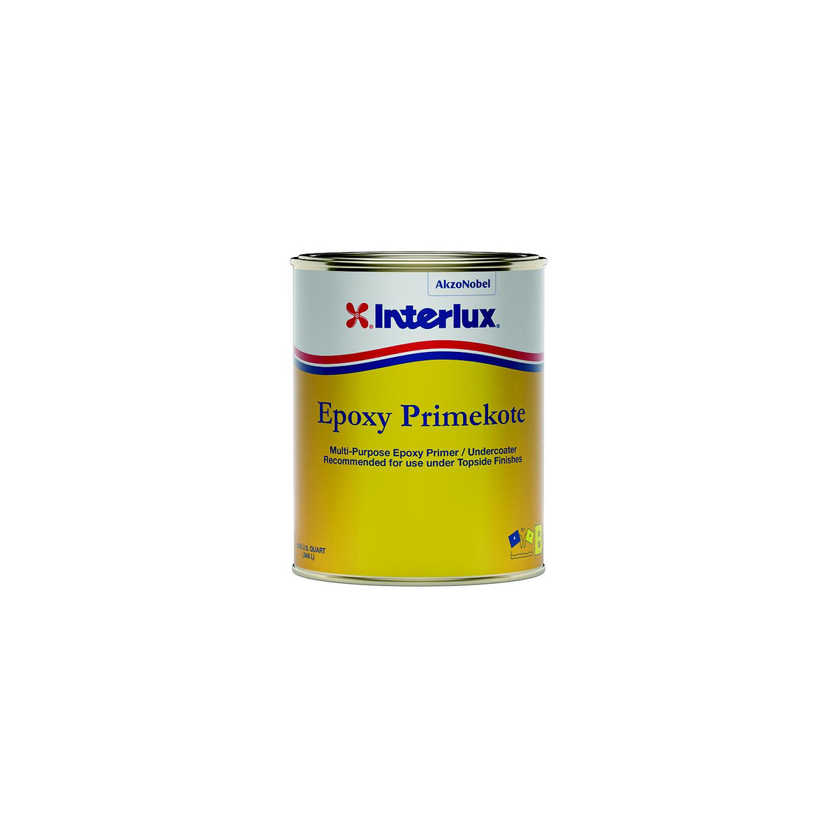 Interlux 404/14Q Epoxy Primekote, White, Qt., 6/case-Supply Nautica