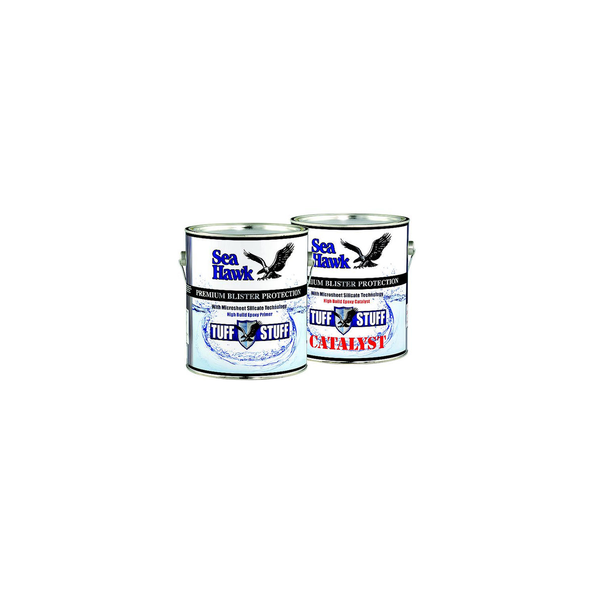 Sea Hawk 1284GLKIT Tuff Stuff 2 Gallon Kit, Light Gray-Supply Nautica
