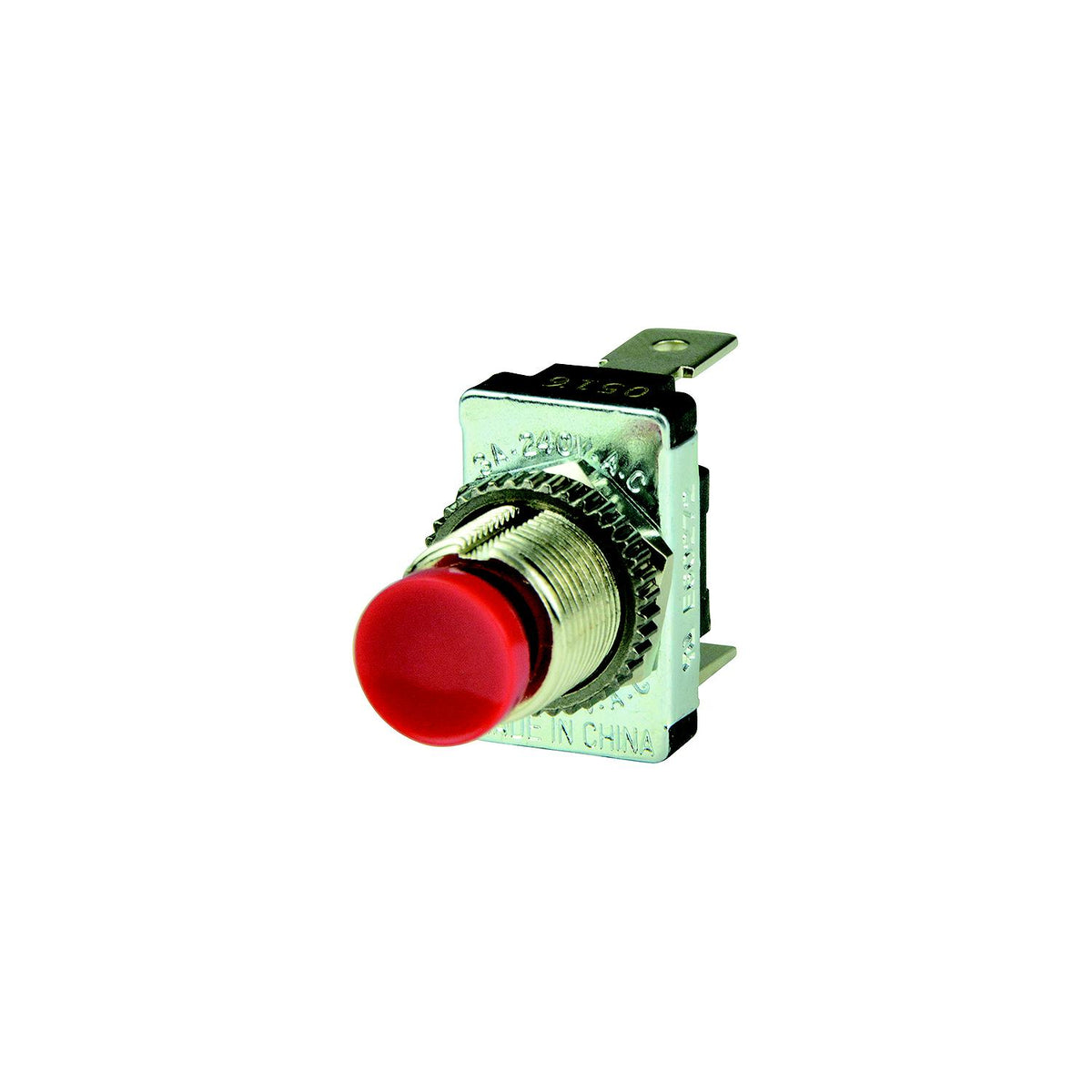 BEP 1001401 Momentary Contact Switch Off–(On), Red-Supply Nautica