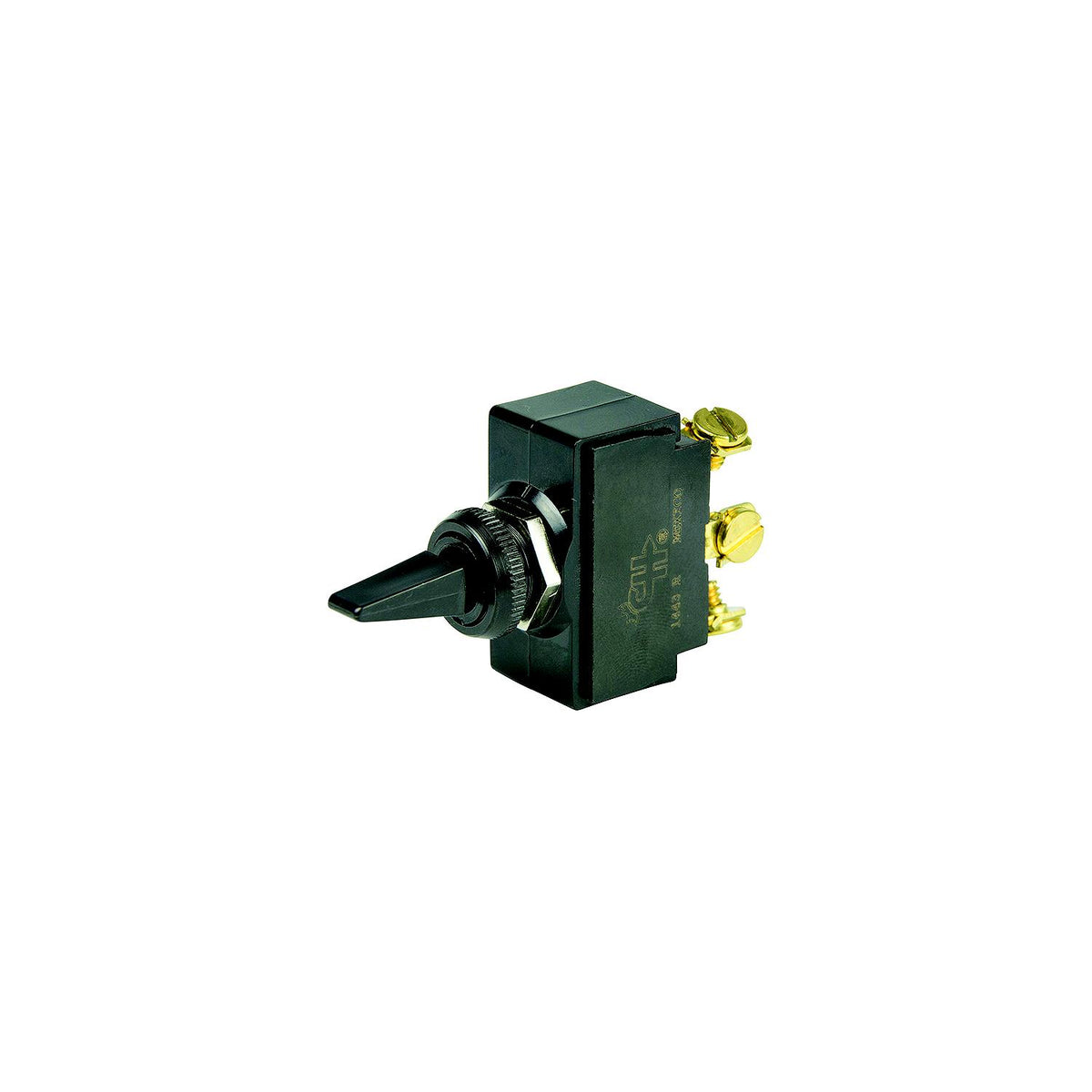 BEP 1001905 Plastic Handle Toggle Switch, On-Off-On, DPDT, 1/4" Blade Terminals-Supply Nautica