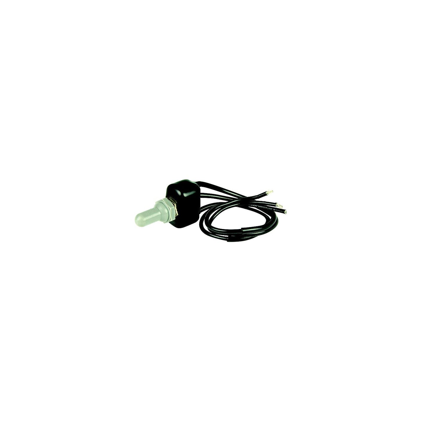 BEP 1002011 Sealed Dipped Toggle Switch, On-Off-On, SPDT, 8" Wire Leads