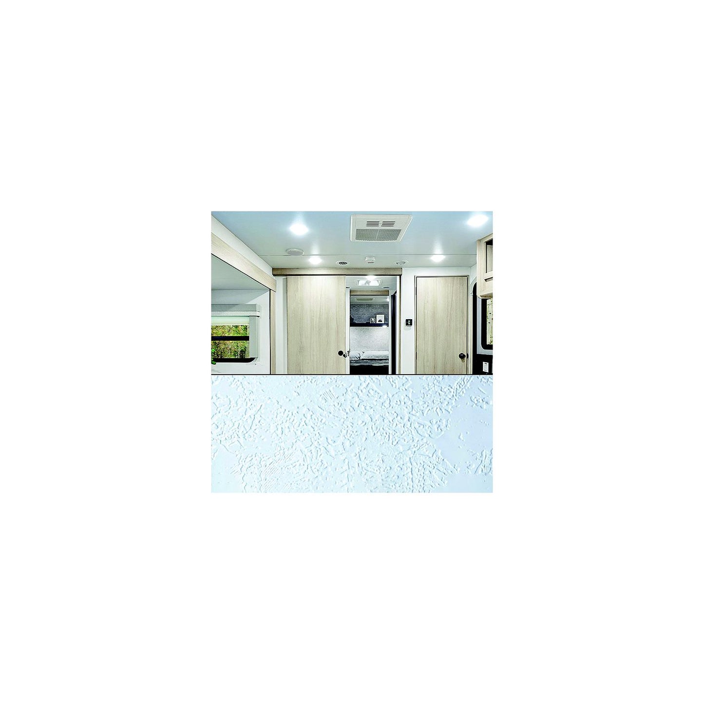 Genesis Products REVIVE Textured Ceiling Cover, 2' x 100', Textured Arctic White