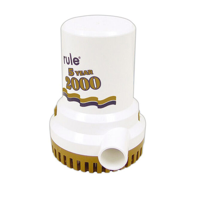 RULE 2000 GPH Electric Bilge Pump, Gold Series