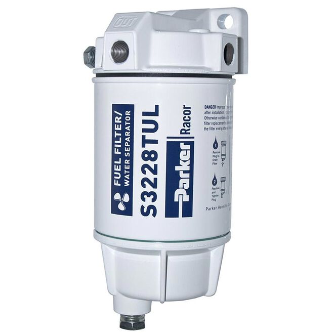 RACOR 320R-RAC-02 Spin-On Fuel Filter/Water Separator with Metal Bowl 4.3 out of 5 Customer Rating
