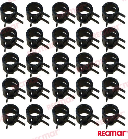 Elastic Clamps (25)-Supply Nautica