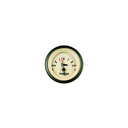 Sierra 61908P Sahara Series 2" Black & Tan Evinrude / Johnson Outboard & Suzuki 4 Stroke 2002 & Newer Engine Trim Gauge