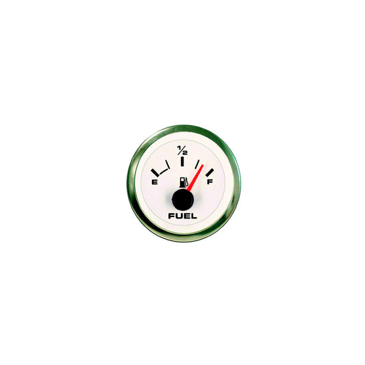 Sierra 62542P White Premier Pro Series 2" Stainless Steel 0-80 PSI Dial Range Oil Pressure Gauge & Requires "C" Sender Code