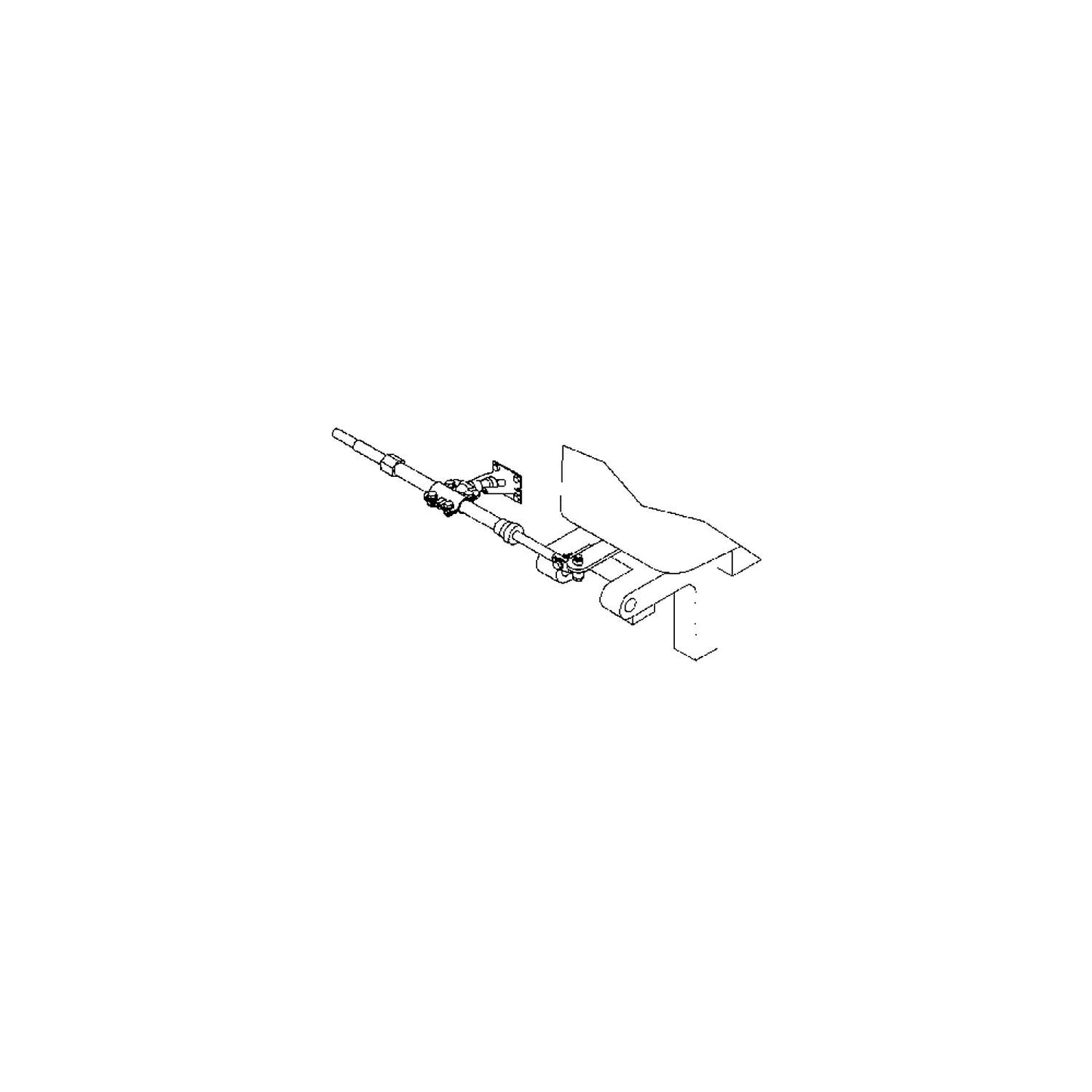 Transom Support Mount, Stainless