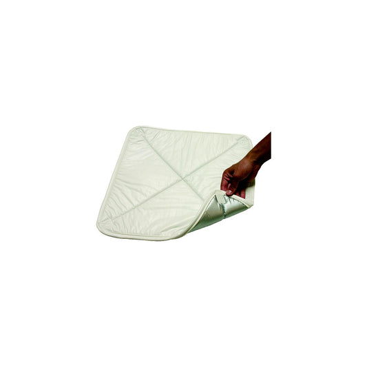 ADCO Deluxe Solar Vent Cover, White Vinyl With Reflective Silver Finish On One Side For 14" x 14" Roof Vent