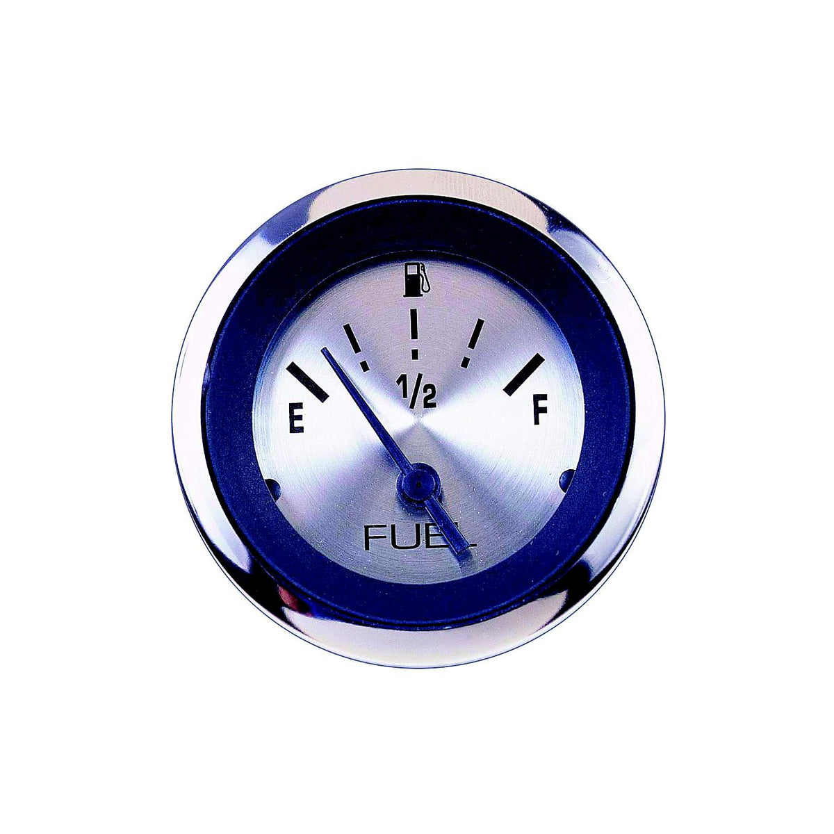 Sierra 63477P Sterling Series 2" Stainless Steel Fuel Gauge & Requires "F" Sender Code