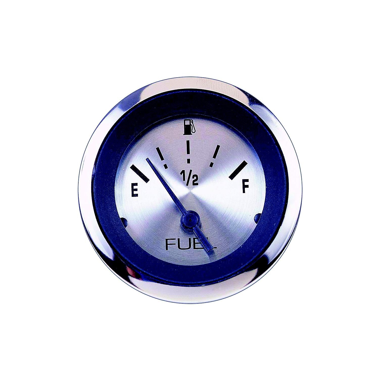 Sierra 63477P Sterling Series 2" Stainless Steel Fuel Gauge & Requires "F" Sender Code