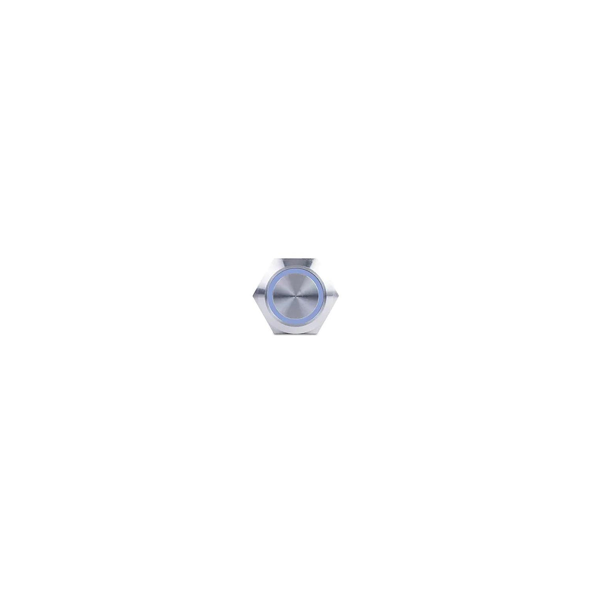Sierra AV10030B Push-Button Switch, Off/(On), Blue Halo LED