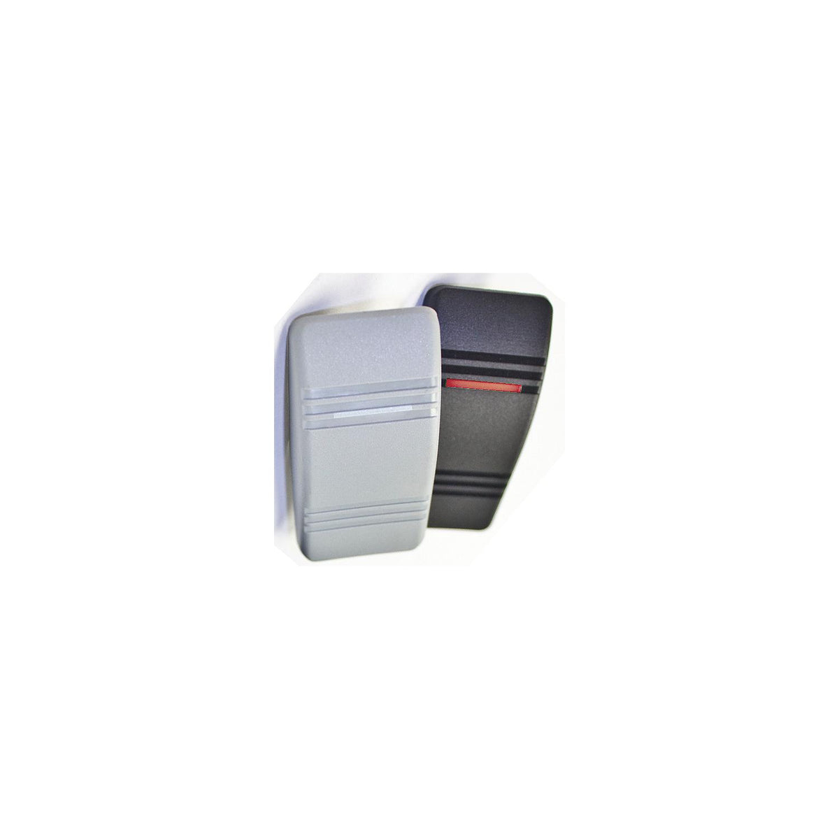 Sierra Contura III Black & Gray Illuminated Waterproof DPDT 7 Blade Terminal Rocker Switch