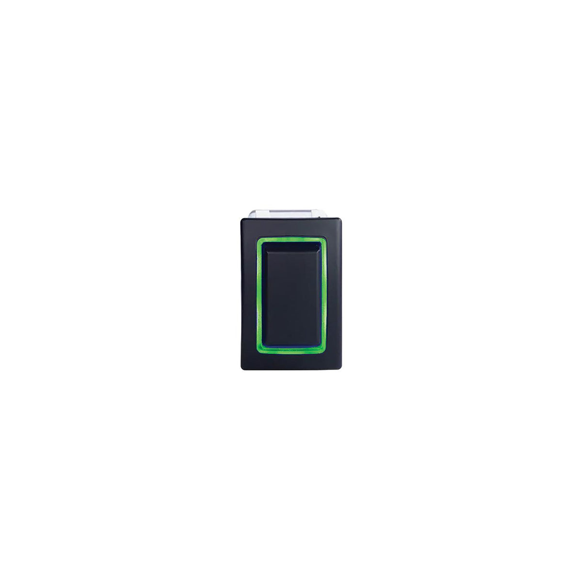 Sierra RK40610G Rocker Switch w/Halo LED Light, ON - OFF, SPST, Geen