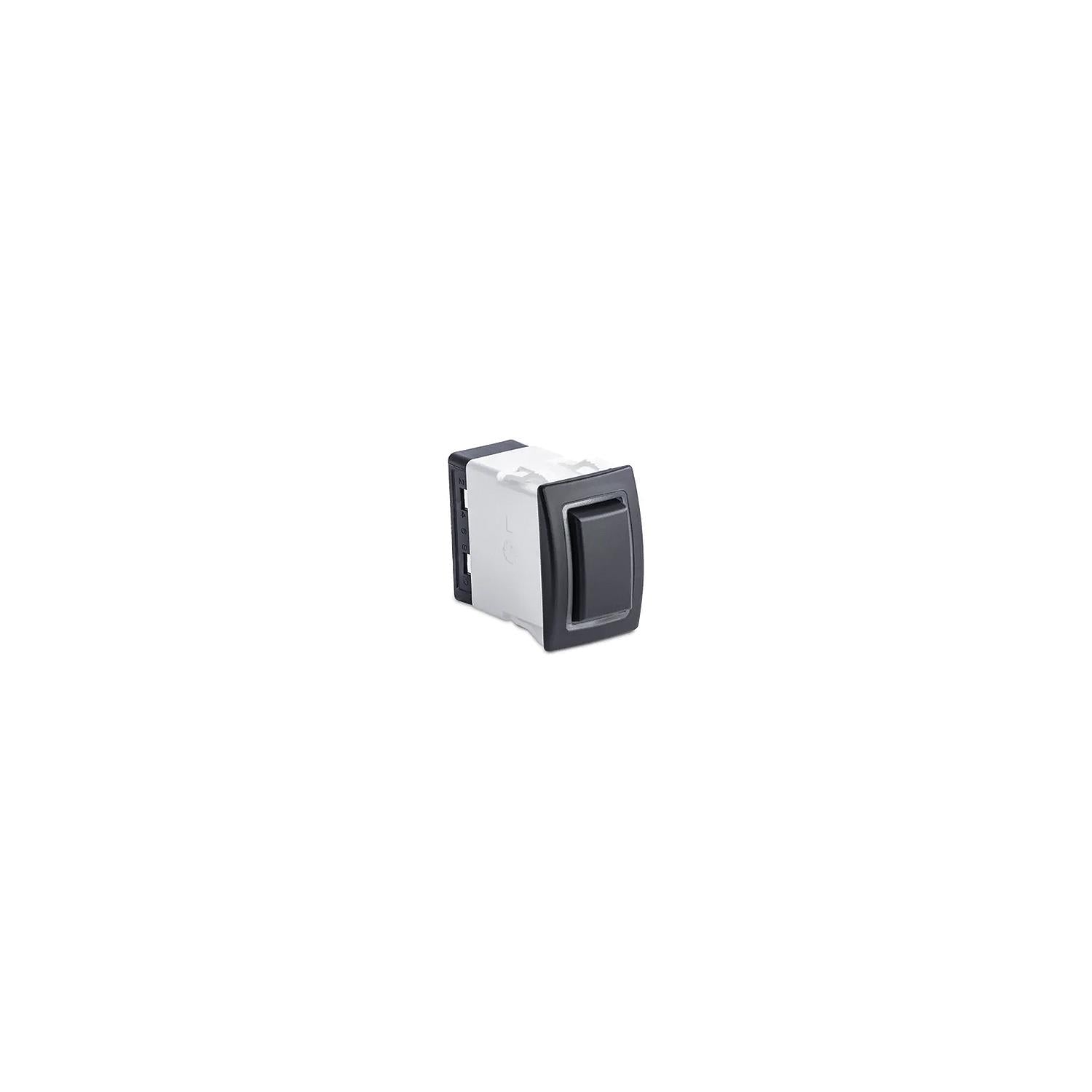 Sierra RK40610B Rocker Switch w/Halo LED Light, ON - OFF, SPST, Blue