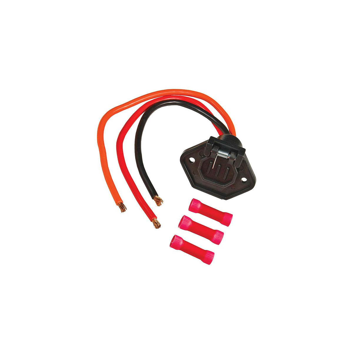 Male Boat SideTrolling Motor Plug 8Ga 24V 3 Wire