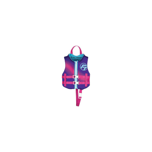 Full Throttle 14210060000122 Rapid-Dry Life Vest, Child, Purple