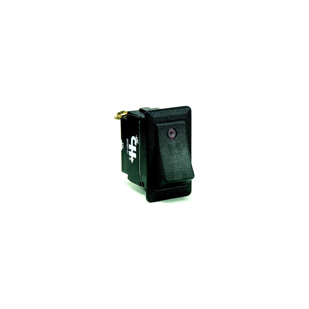 Cole Hersee 5832701BP Weather Resistant Rocker Switch w/Dependent Pilot Lights, On/Off, SPST