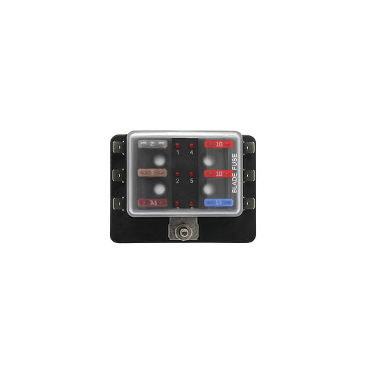 Cole Hersee 880022BP SD ATO Fuse Block, 6-Gang