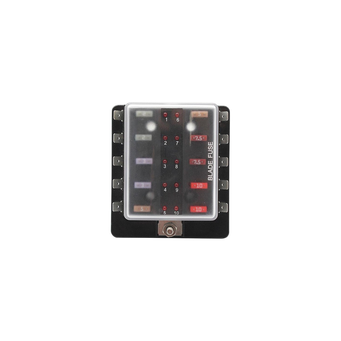 Cole Hersee 880026BP SD MINI Fuse Block, 10-Gang