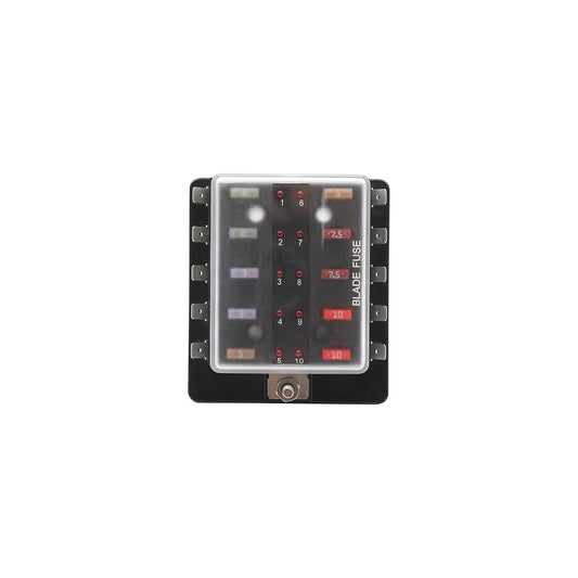 Cole Hersee 880026BP SD MINI Fuse Block, 10-Gang