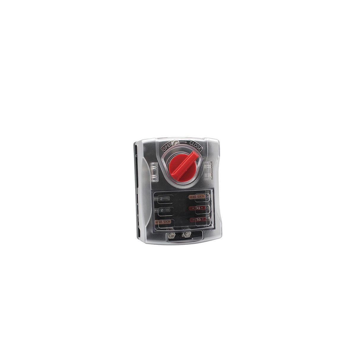 Cole Hersee 880027BP ST ATO Fuse Block, 6-Gang