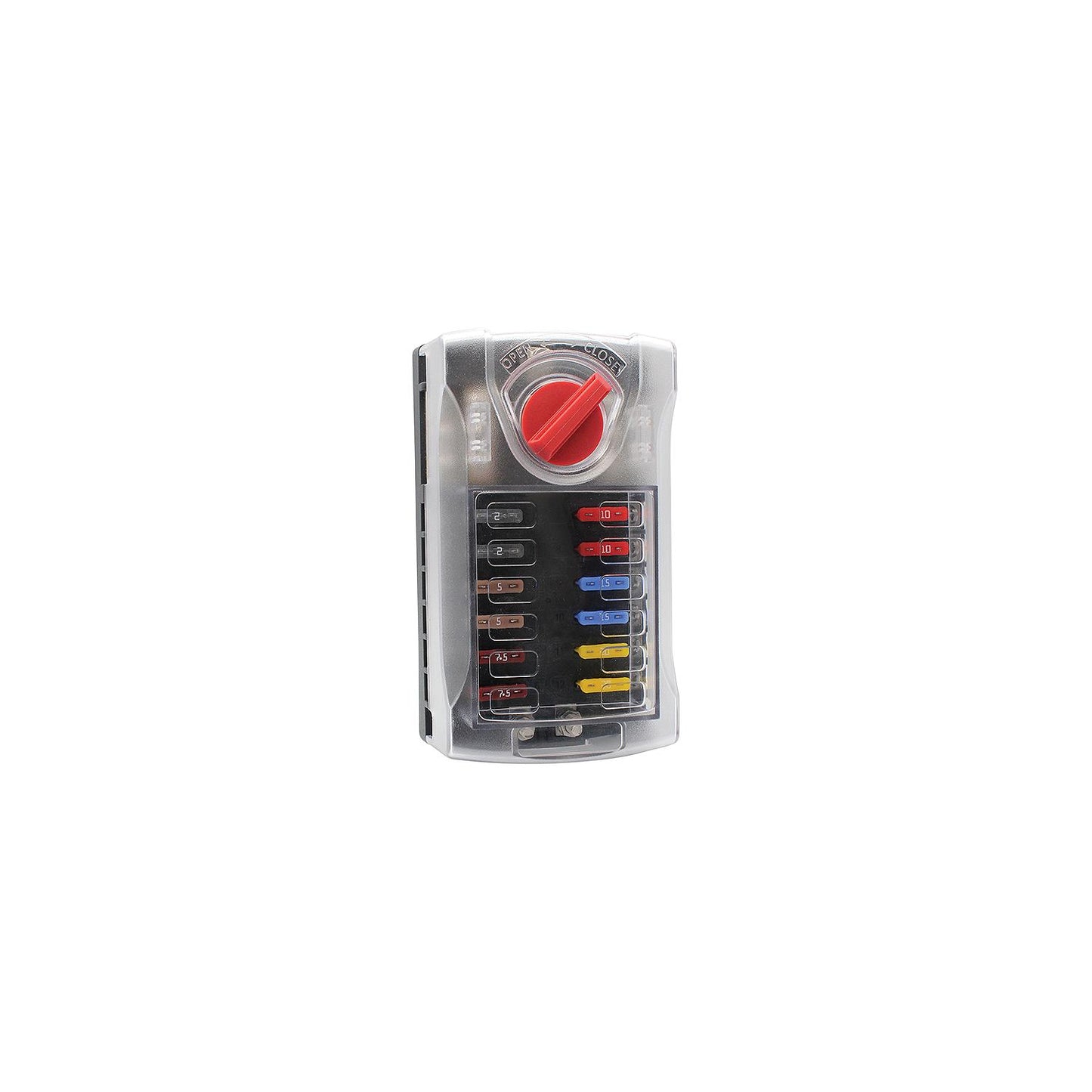 Cole Hersee 880028BP ST ATO Fuse Block, 12-Gang